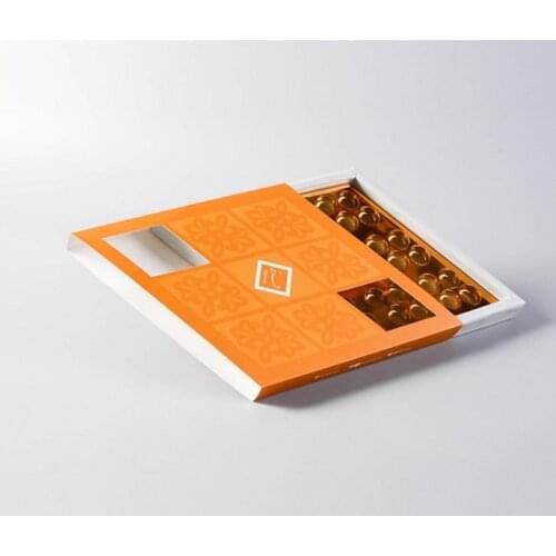 Chocolate gift packaging kraft paper box with drawer,Customized Foldable Board Game And Box Printing ---PX10521