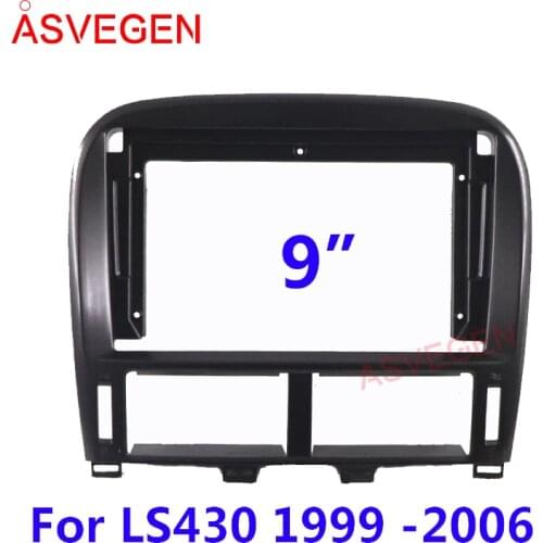 Car Radio Player Frame Kit For Lexus LS430 Car Frame With Cable GPS Navigation Fascia Panel Frame