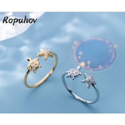 Кольца с фианитами для женщин ROPUHOV China At AliExpress