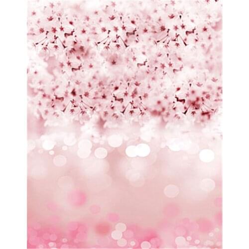 Pink princess baby photo background backdrops bokeh flowers newborn photography vinyl backdrops for photo studio