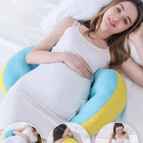 Special Pillow for Pregnant Women with Waist Pad and Side Sleeping Pillow Multifunctional U-shaped Belly Support Pillow F8146