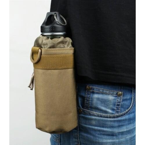 Fishing Climbing Hiking Miltary Kettle Bag Tactical Water Bottle Bags Nylon Outdoor Sports Water Cup Holder Water Bags