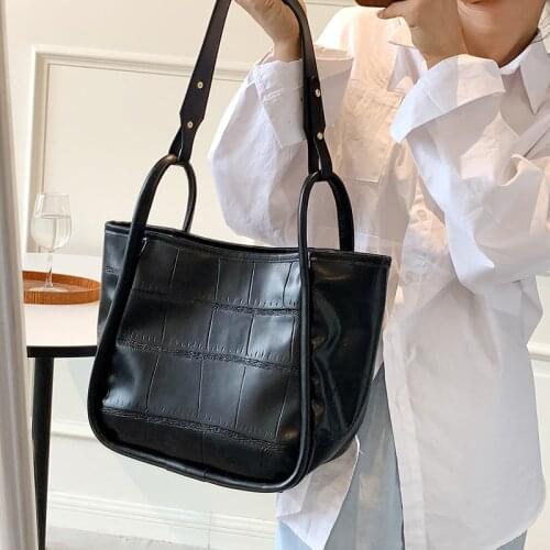 Bags For Women 2021 New Luxury Handbags New Casual Tote Large Capacity Shoulder PU Leather Bag Designer Summer Fashion Mommy Bag