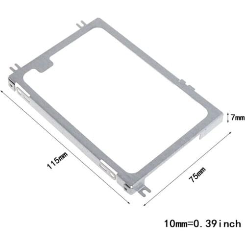 HDD Caddy Bracket Hard Drive Disk Frame Holder Adapter Screw Accessory Replacement for DELL E5450