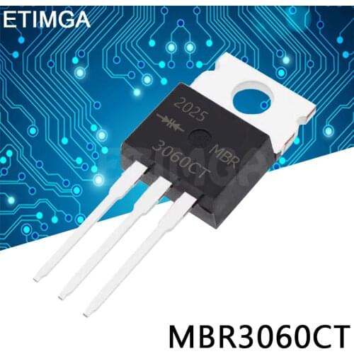 10PCS/LOT MBR3060CT MBR3060 TO-220 Transistor 30A 60V