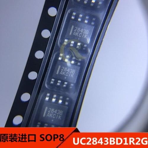 10PCS UC2843BD1R2G encapsulation SOP8 printing 2843 b power management chip original products