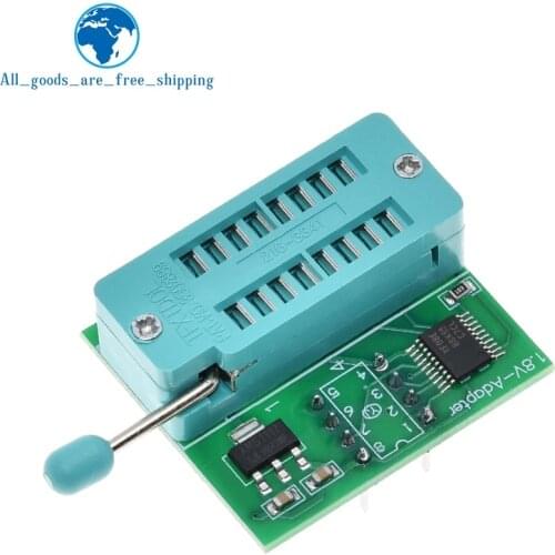 1.8V adapter for Iphone or motherboard 1.8V SPI Flash SOP8 DIP8 W25 MX25 use on programmers TL866CS TL866A EZP2010 EZP2013 CH341