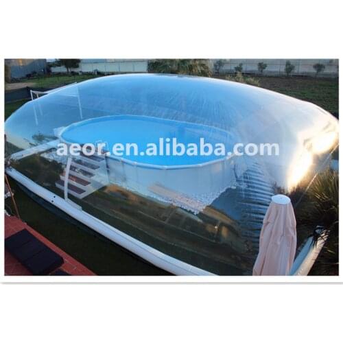 Aeor Inflatable Pool Bubble Dome Air Clear Inflatable Pool Cover Ceiling Bubble Tent for Winter Summer