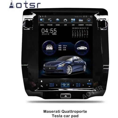 AOTSR Tesla Android 9 Car Radio Coche For Maserati Quattroporte Multimedia Player GPS Navigation DSP CarPlay 10.4 inch AutoRadio