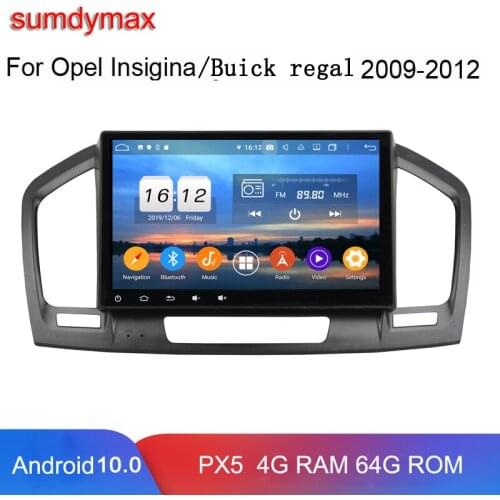 10.1inch android 10 car multimedia player for opel Insigina regal 2009-2012 gps navigation car radio stereo dsp audio Carplay