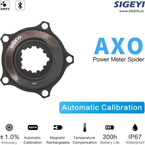 AXO Bicycle Power Meter MTB XT M8100 SLX 7100 Crank For SRAM AXS GXP ROTOR 3D Spider Crank Chain Wheel Bilateral Power Meter