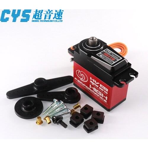 BLS9130 30KG high torque full metal steering gear, fixed-wing aircraft model car steering gear, steel teeth