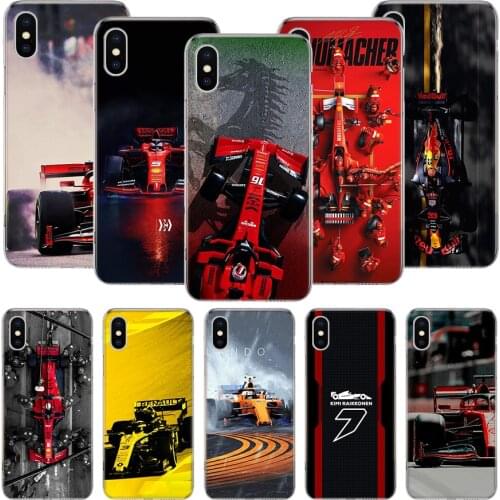 For Formula 1 F1 Car Phone Case For iPhone 11 12 Pro XS XR X Max 7 8 6 6S Plus Mini + 5 SE Pattern Customized Coque Cover Capa