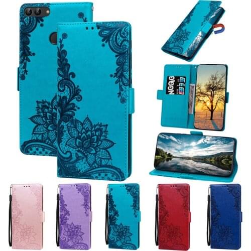 For Huawei P Smart FIG-LX1 Case Magnetic Leather Wallet Flip Card Hold Phone Case For Huawei P Smart 2018 Psmart Cover Coque