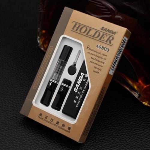 Circulating filter cigarette holder food grade pp material Magnet filter circulation cleaning type