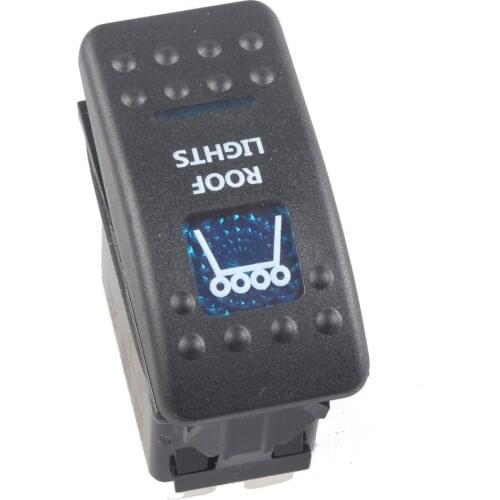 EE support 12V 20A Bar Carling Bar Rocker Switch Blue LED Roof Light Lamp Car Accessories Universal Sales