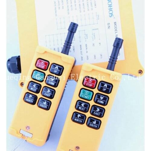 HS-8D6 Double speed (include 2 transmitter and 1 receiver) crane remote control