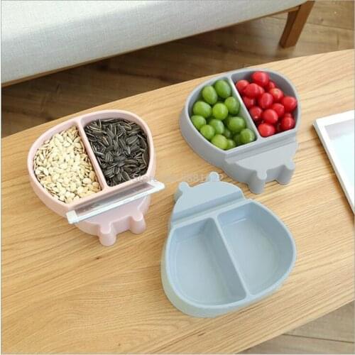 Multifunctional Plastic Fruit Plate Home Living Room Fruit Dish Snacks Nut Melon Seeds Bowl Candy Plate Creative Kitchen Supply