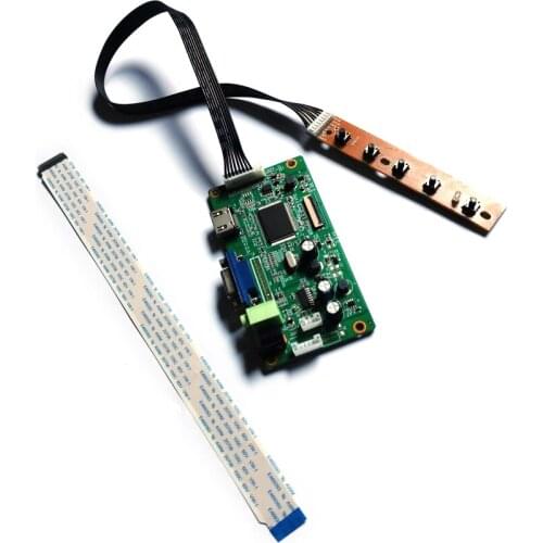 Fit LM140LF1L/LM140LF2L/LM140LF3L LED/LCD matrix VGA eDP 1920*1080 30 Pin monitor controller board DIY kit