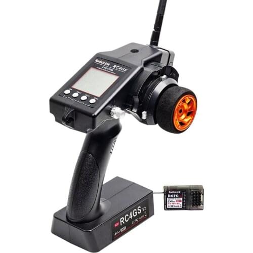 Radiolink RC4GS 2.4G 4CH Gyro RC Controller Transmitter With R6FG Receiver For RC Car Boat