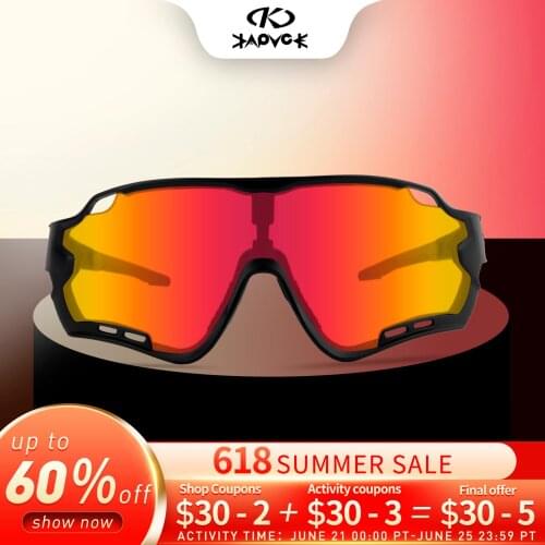 Kapvoe 5 Lens Sport Bicycle Glasses For Men Women Running Riding Sunglasses Mtb Cycling Eyewear Pro Road Bike Goggles