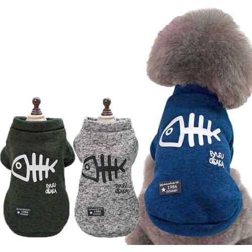 Pet Sweatshirt Winter Dog Clothes For Small Dogs Chihuahua Pug Clothing Warm Cotton Dog Coat Puppy Outfit Perro Dogs Products