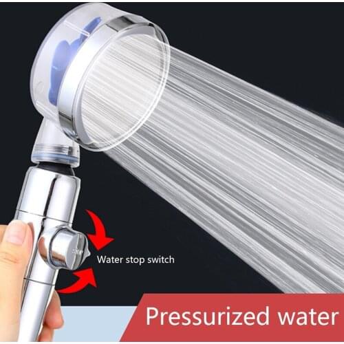 360° Rotating Jetting Showerhead Filter For Water Bathroom Bath Shower Pressurized Shower Head High Pressure Detachable