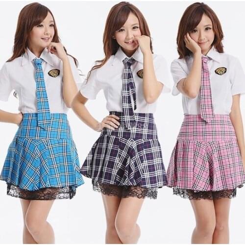 Japanese Students Wear Grid Sexy Underwear British Students Game Uniforms Student Clothing 2017 Latest Hot Lattice Sexy Lingerie