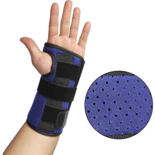 1PC Breathable Sprain Forearm Splint Wrist Protector Gym Crossfit Carpiano Tunnel Wristbands Wrist Support Brace Strap Men Women