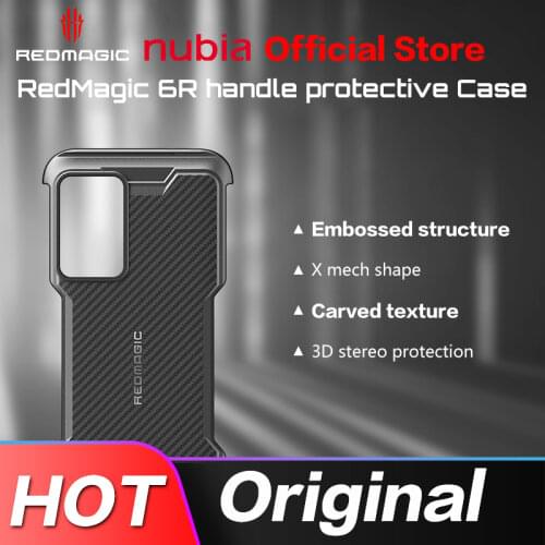 100% Original Nubia RedMagic 6R Handle Proection Case Controller Joystick Single Hand Gaming Handle Protective Case Red Magic 6R