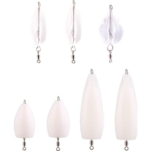 5Pcs Throwing Aid Pin Loop Long Shot Floating Sinking Modified Auxiliary Device Fishing Bait Counterweight Accessories