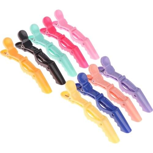 6/9/10/40/50pcs Colorful Alligator Hair Clip Black Hair Sectioning Clip Clamp Hair Grip Hairdressing Salon Tool Professional