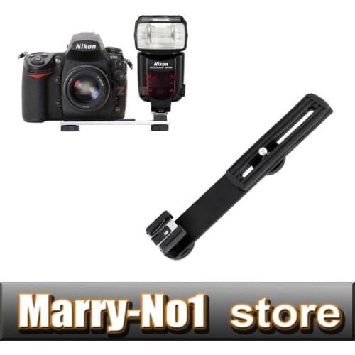 Free Shipping FLASHGUN Flash Hot Shoe Digital DC Camera ARMS Bracket Fo 10d 20d 30d 350d 450d 650d d40 d80 d90 d3100 d5100 d7000