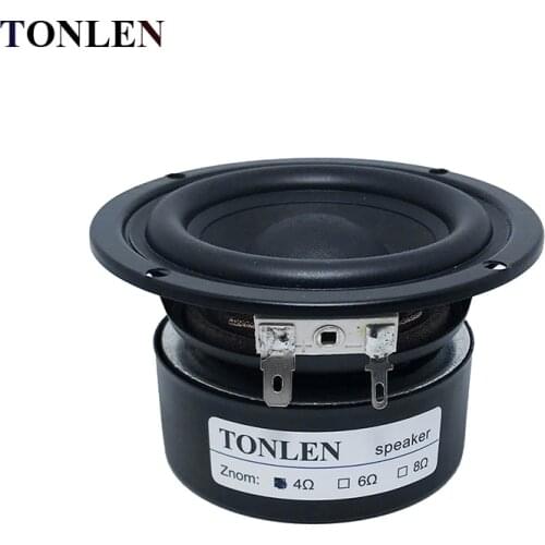 1PCS 3 inch Woofer Subwoofer Speaker 4 ohm 8 ohm 25 W Bass HIFI Wireless Bluetooth Music Speakers Soundbar