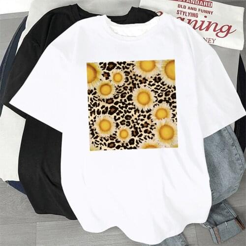 Women Cartoon Ladies Loose Trend Style Summer Fashion Short Sleeve Print Basic Lovely Lady Female Clothes Tee Tshirts T-Shirt