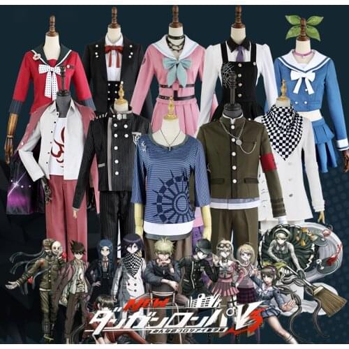 Game Danganronpa V3 Killing Harmony Cosplay Costume New Dangan Ronpa V3 Everyones New Semester of Killing All Members Uniforms