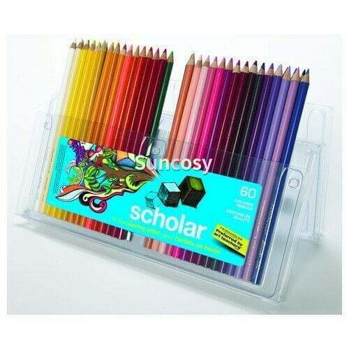 SANFORD / PRISMACOLOR 92808HT PRISMACOLOR SCHOLAR PENCIL 60 COLOR SET, Oil Colored Set,art Supplies Pencil