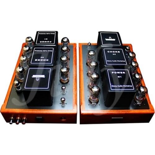 Class A power amplifier push-pull rear stage KT88 tube power amplifier 200W*2, frequency response: 20Hz-35kHz