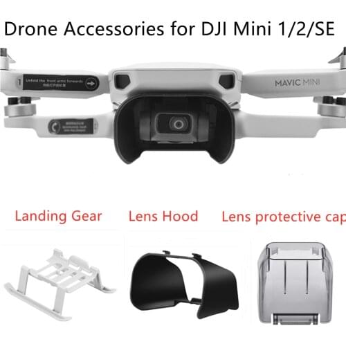 Lens Cover Hood for DJI Mini 2/SE Drone Lens Cap Protector Gimbal Camera Guard Anti-Glare Shield for DJI Mavic Mini Accessories