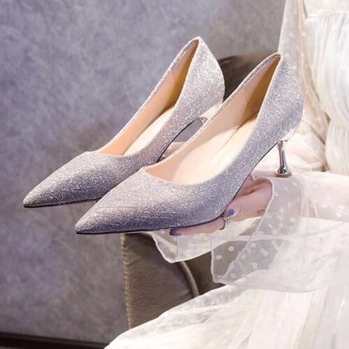 LJTHSL I L YOU Women's Stiletto Heels