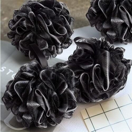 Soft Shower Loofah Bath Ball Sponge Extra Large Mesh Pouf Home Exfoliating Rich Bubbles Body Wash Scrubber Balls