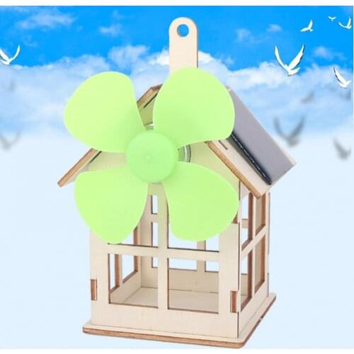 Science Toy Intellectual Technological Sturdy Children Toddler House Solar Model for Learning