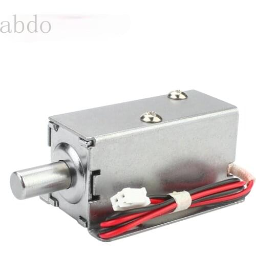 DC 12v2A Small Electric Lock Cabinet Lock Electric Bolt Lock Electronic Lock Door Gate Release Assembly Electric Control Lock