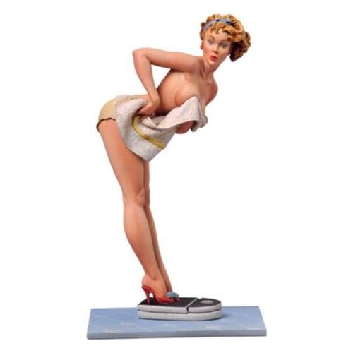 1/22 Scale Unpainted Resin Figure Weight Watcher Pin Up girl collection figure