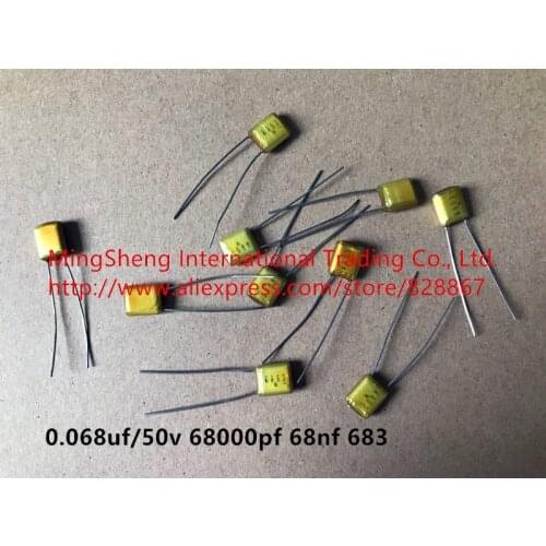 Original new 100% polypropylene film capacitor 0.068uf/50v 68000pf 68nf 683 (Inductor)