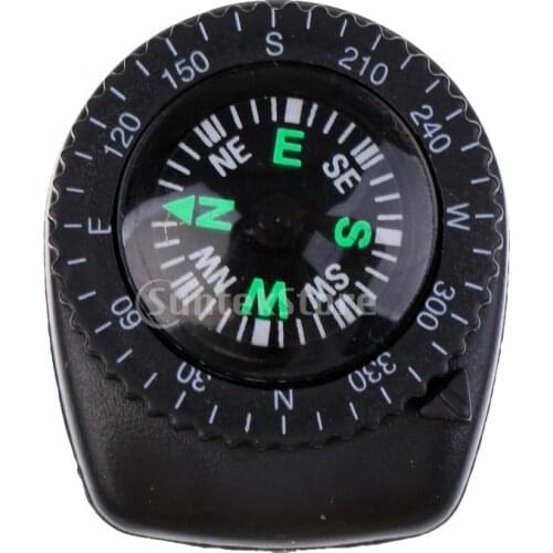 Protable Mini Precision Watch Band Clip-on Navigation Wrist Compass for Survival Camping Hiking