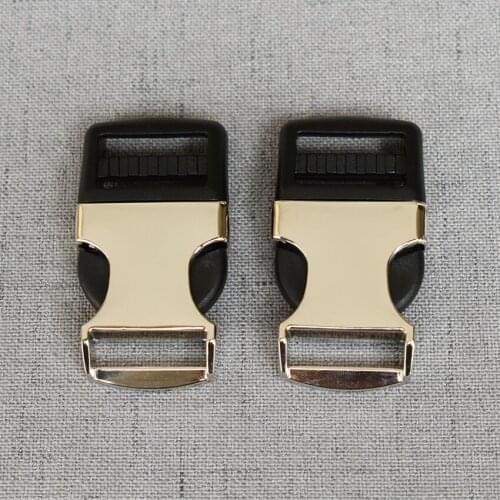 1 Pcs 20 mm Heavy Metal Release Buckle For Paracord Pet Dog Collar Sewing Diy Accessories Straps Belt Loop Breakaway Hardwar