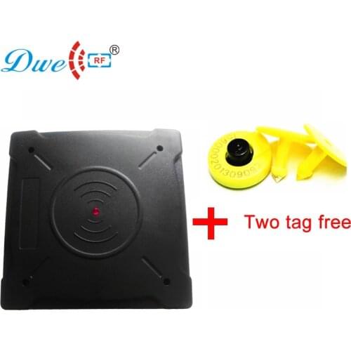 DWE CC RF Control Card Readers animal microchip reader RS232 output long range rfid reader hdx fdx 30cm animal management
