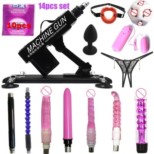 Sex machines for woman Automatic Female Masturbation Pumping Gun 3XLR sex machines for adults With Big Dildo sex machine bdsm