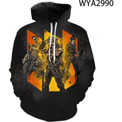 Spring And Fall Men Women Children Apex Legends 3D Printed Hoodies Streetwear Boy Girl Kids Long Sleeve Sweatshirts Tops